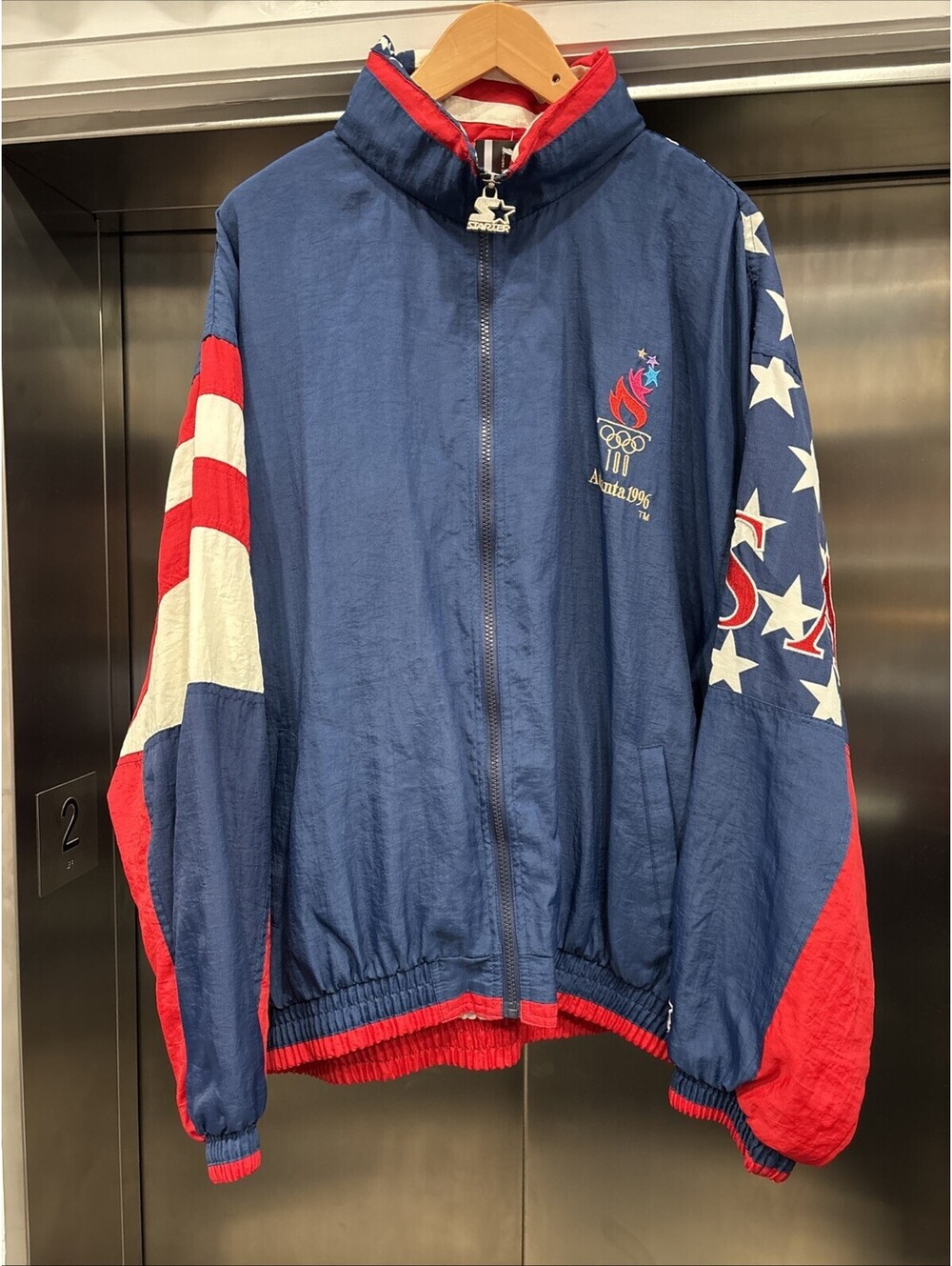 Vintage 1996 Atlanta Olympic USA team starter jacket